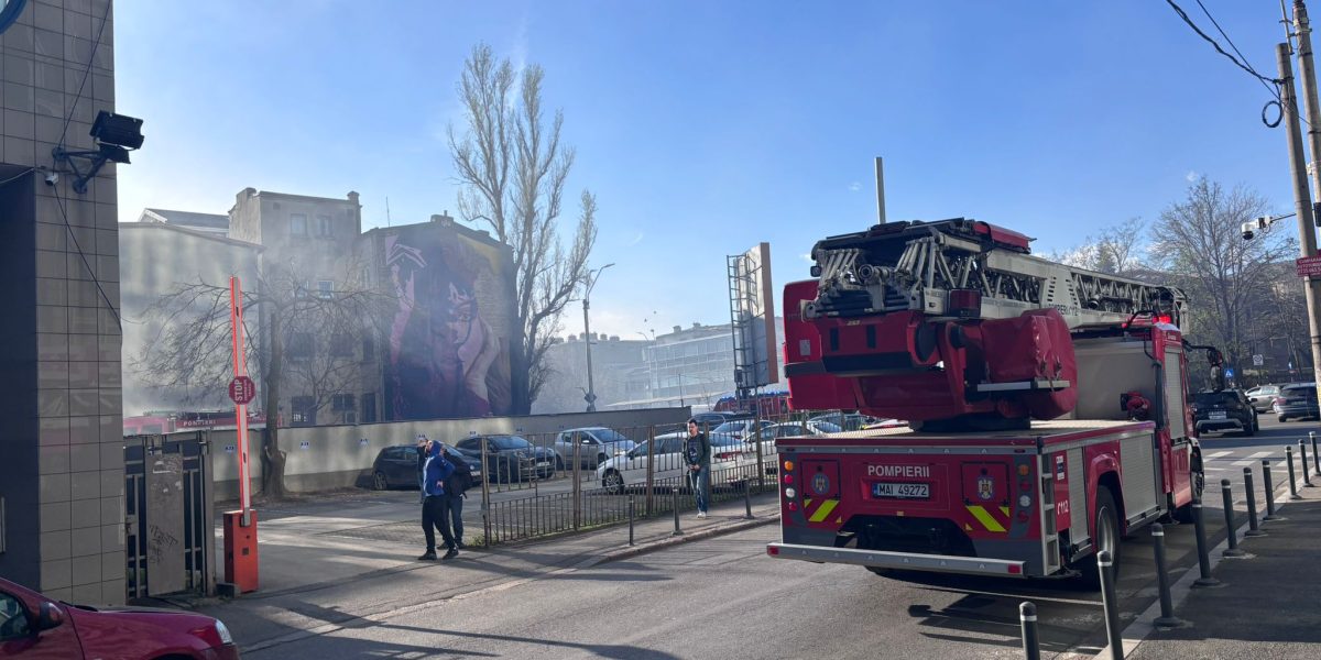 Incendiu masiv pe iancu de hunedoara, vizavi de nuclearelectrica