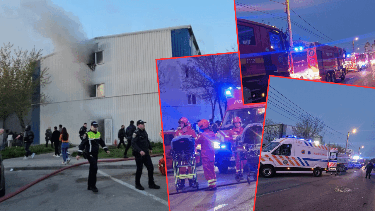 Incendiu violent în Constanța: Plan Roșu activat, fetiță de 9 ani, la spital