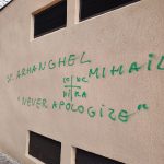 Noi mesaje neolegionare, afișate pe clădiri din București