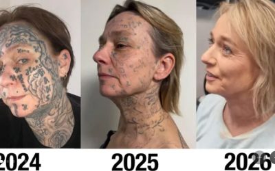 Olandeză, marcată cu 250 de tatuaje: Numele fostului iubit, pe față și pe corp