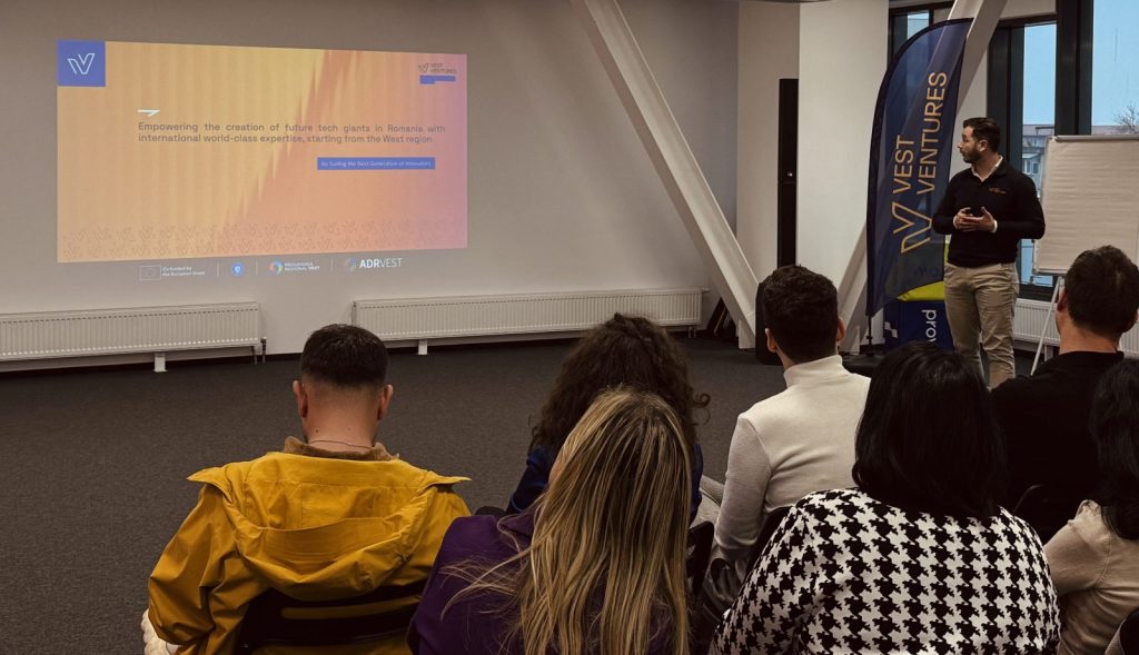 Vest Ventures lansează prima cohortă de startup-uri: un program de accelerare pentru inovatori români și europeni Timișoara – Nouă startup-uri din România și din Europa au fost selectate pentru a participa la prima cohortă a programului de accelerare Vest Ventures