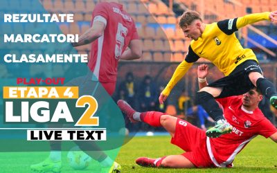 Liga 2: Etapa 4 din play-out, azi, de la ora 11:00! Ce meciuri ne așteaptă?