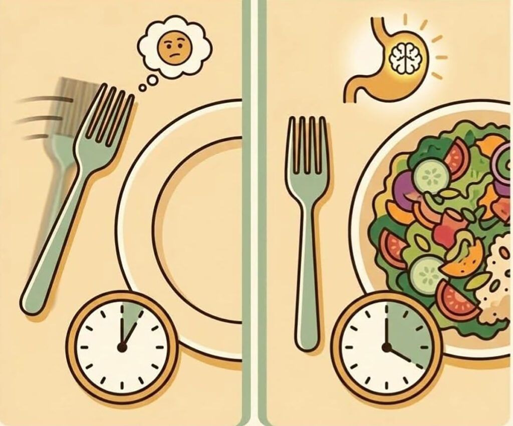 Atenție, efectul „20 de minute”! De ce te îngrași chiar dacă mănânci sănătos