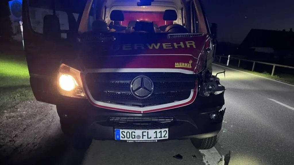 Român, gafe la volan în Germania: Avăria care blochează pompierii