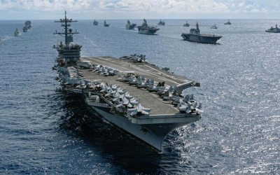 Distrugătoarele americane sfidează Iranul în Strâmtoarea Ormuz