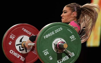 Mihaela Cambei, la un pas de AUR la Europenele de Haltere. LIVE pe VOYO