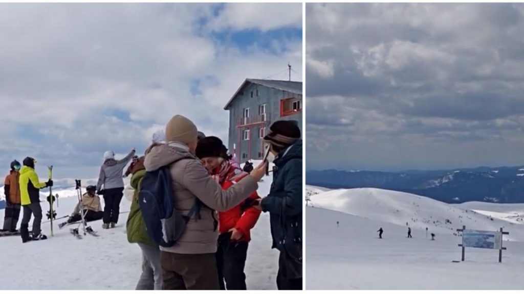 Mii de turiști, pe pârtiile din Sinaia, la schi de Paște