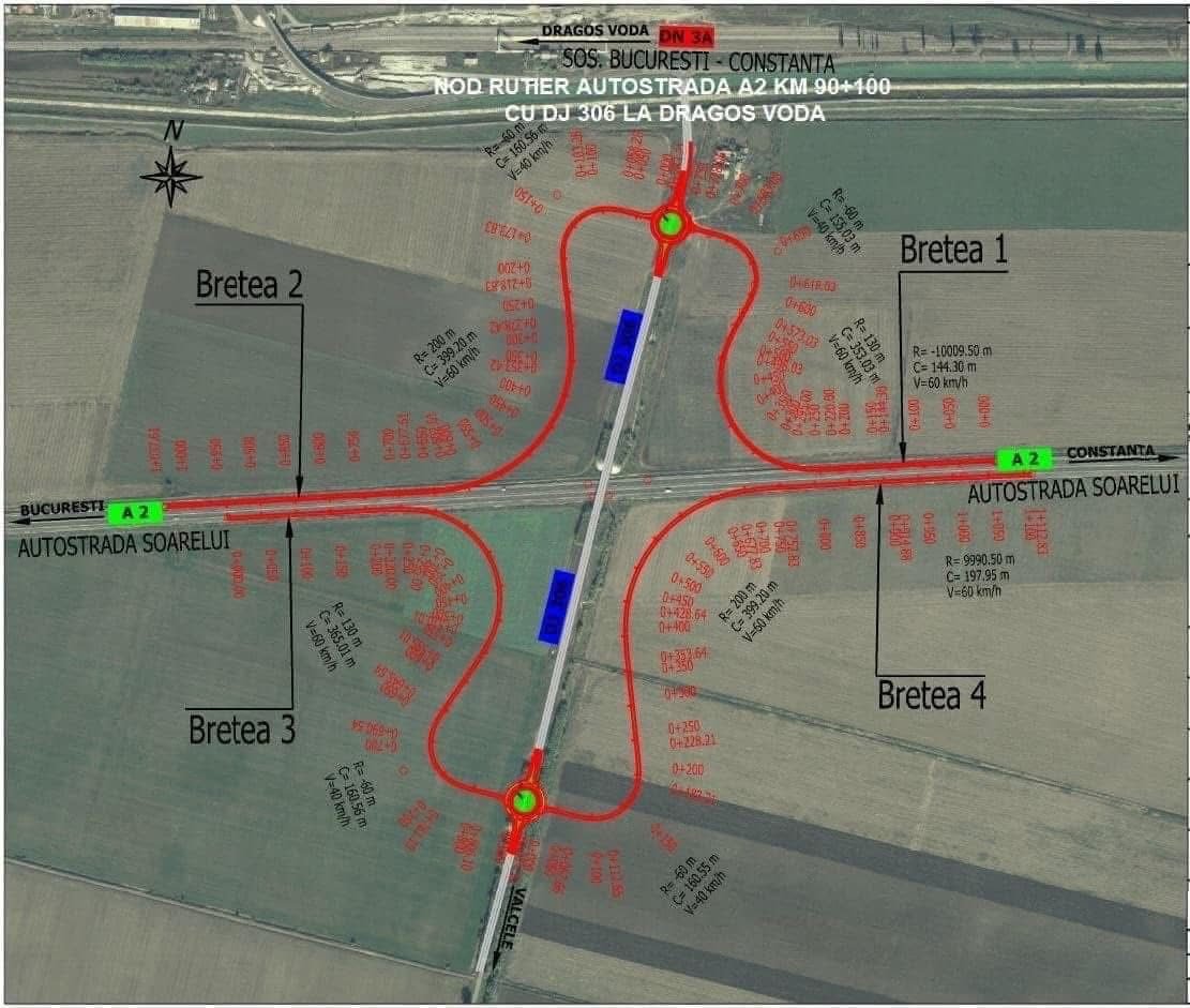 Ministerul Transporturilor a anunțat miercuri emiterea ordinelor de începere a lucrărilor pentru construcția a trei noi noduri rutiere importante