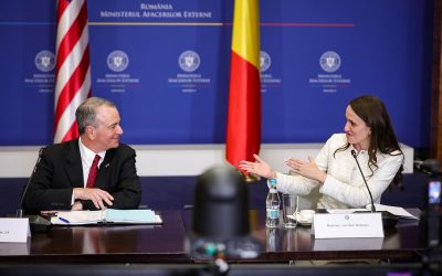 Șeful diplomației și ambasadorul SUA, la ședința Fulbright