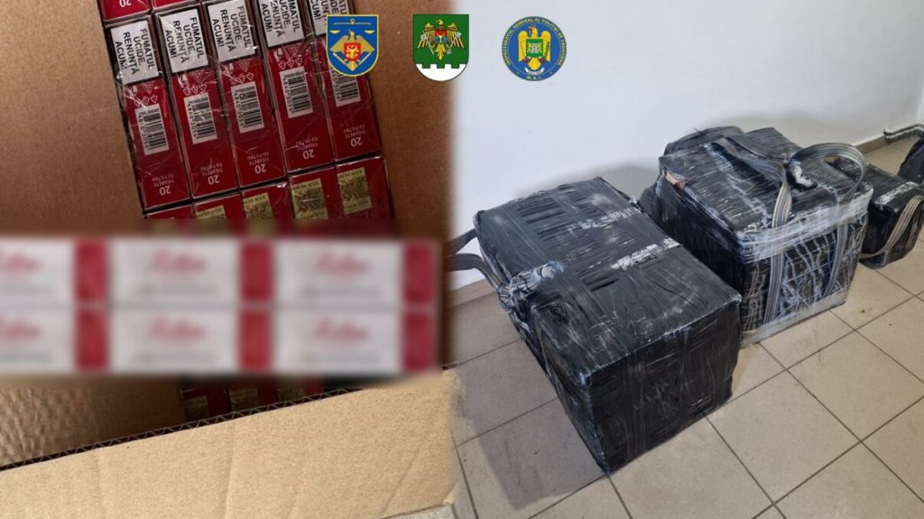 Rețea de contrabandă cu țigări, lovită în Moldova. Sprijin din partea României