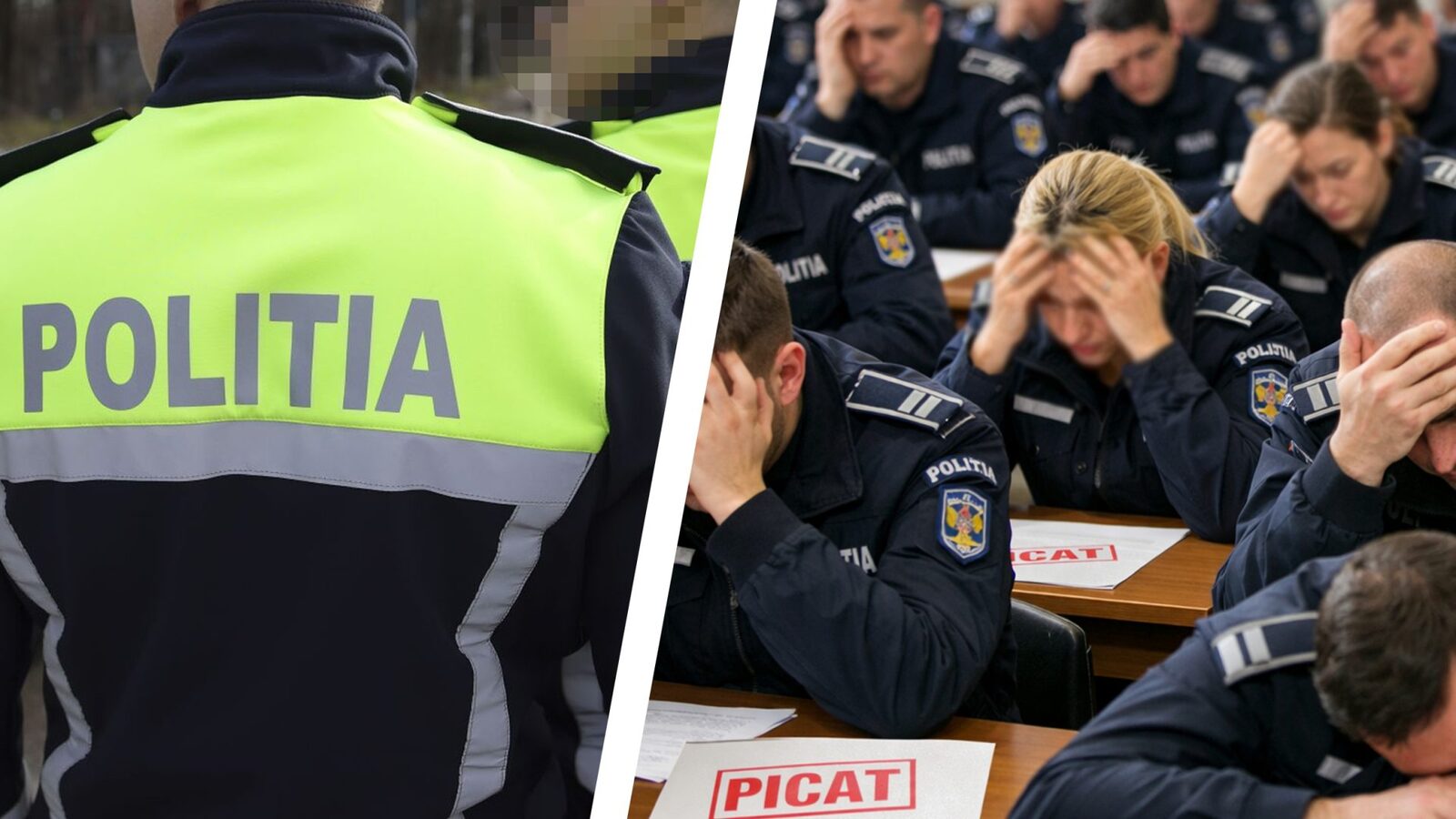Peste 1.000 de polițiști, respinși la examenul pentru funcții de conducere