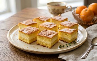 Prăjitură divină: Cremă de brânză și portocală, un deliciu ca-n copilărie