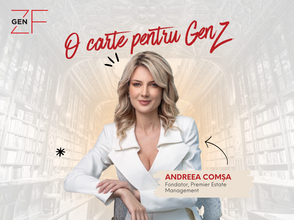 Ce carte citește Andreea Comșa, fondatoarea Premier Estate Management