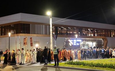 Aproximativ 3.000 de oameni, la procesiunea cu Sfântul Epitaf în Buzău