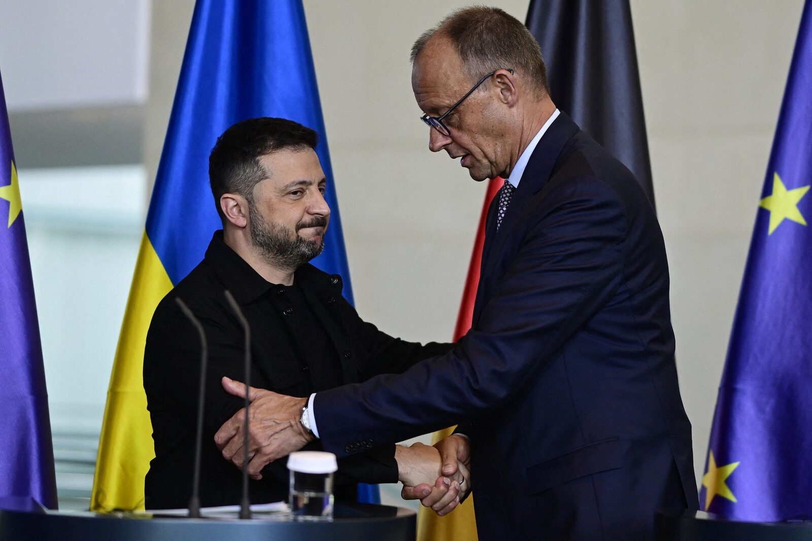 Zelenski, la Berlin: Ajutor financiar și militar, pe agenda discuțiilor cu Merz