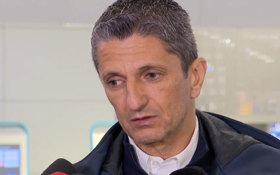 Lucescu, sfâșiat de emoții pe aeroport: „Am un sfat pentru voi…”