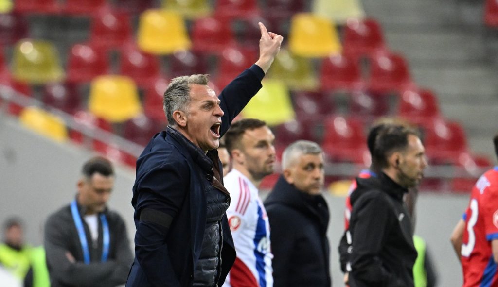 Ce le-a zis Stjepan Tomas jucătorilor FCSB la pauză, după 4-0 cu Oțelul