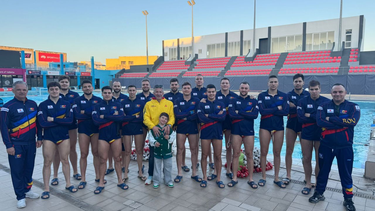 Reprezentativa de polo a ROMÂNIEI, condusă de antrenorul principal BOGDAN RATH, se pregătește intens pentru următoarele competiții