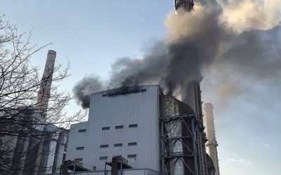 Incendiu la Termocentrala Rovinari: Focul a mistuit instalațiile – FOTO