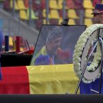 Sicriul lui Lucescu, la Arena Națională. Hagi și Răzvan, zdrobiți de durere