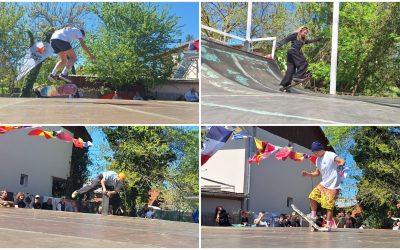 Skateboarding Freestyle de RONUNE mondial, la Arad