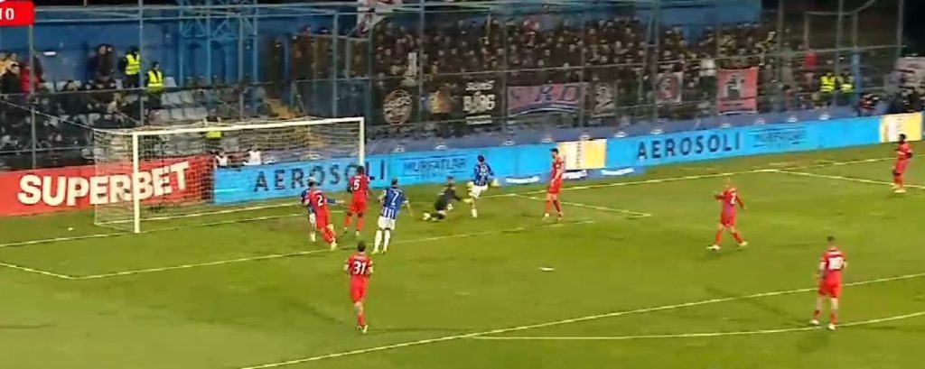 Târnovanu, gafă COLOSALĂ în Farul – FCSB! Un gol „cadou” constănțenilor