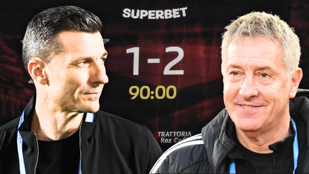 Gâlcă, demolat după Rapid – u Cluj: „Bergodi, maestru la pauză”