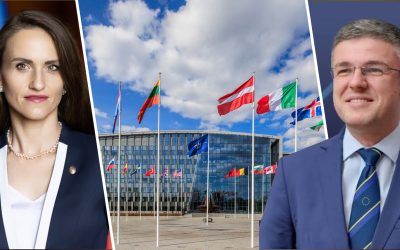 Țoiu și Darău, în vizită la NATO: Ce urmăresc la Bruxelles?