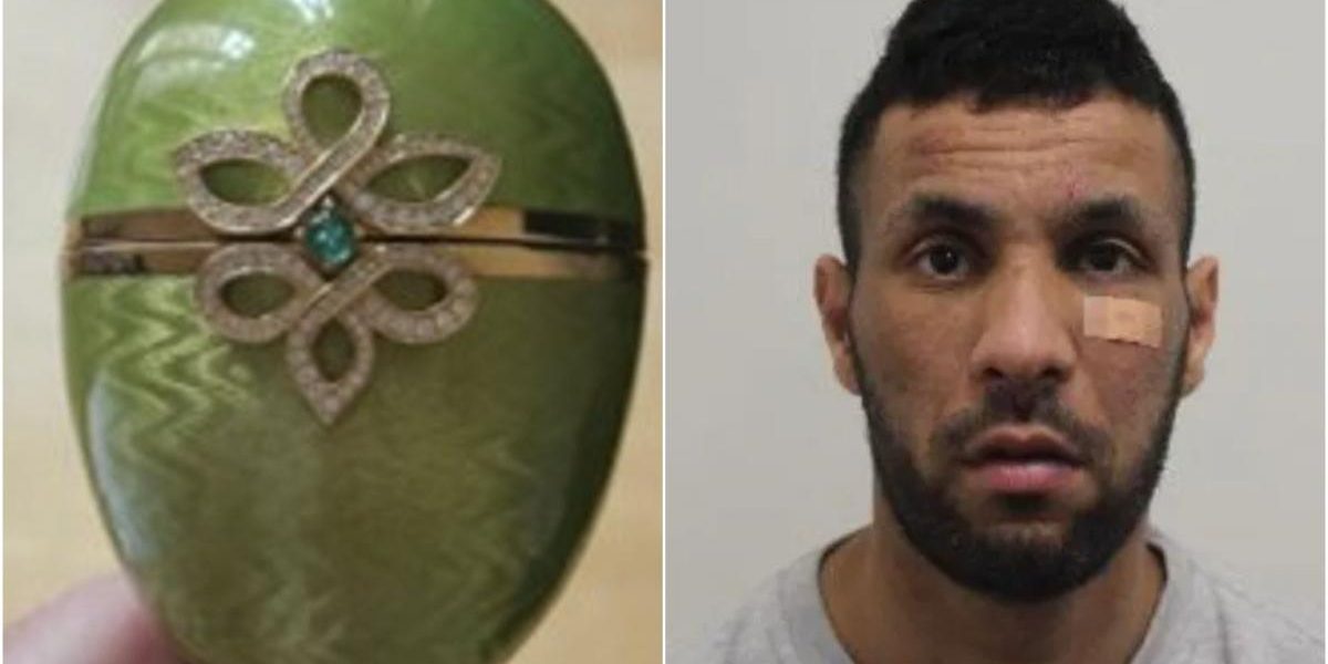 Hoț, drogat și orb: Fură o poșetă cu ou Fabergé de 2 milioane de euro