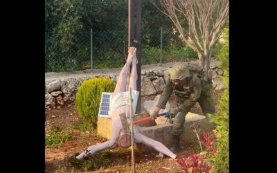 Soldat israelian, surprins distrugând o statuie Iisus: Ce pedeapsă a primit