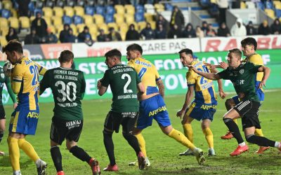 Unirea Slobozia – Petrolul Ploiești: 1-0! Albu, gol cu capul, în Superliga