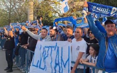 Craiova, în febră: Mii de fani așteaptă derby-ul cu Rapid pe străzi