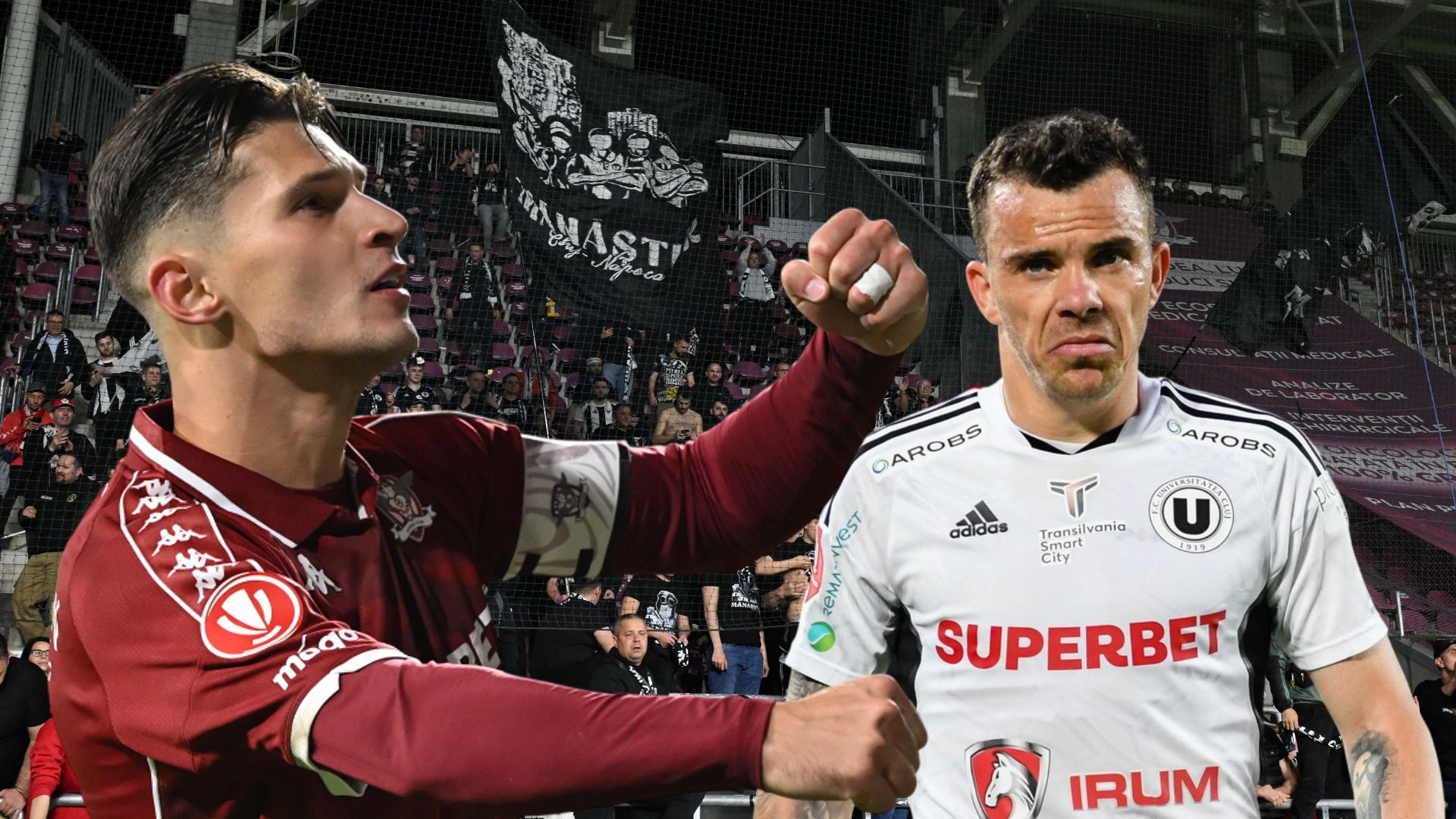 Alex dobre îi dă replica lui dan nistor, după meciul Rapid – u Cluj