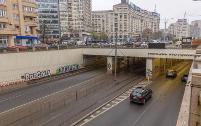 A început renovarea pasajului Victoriei din București, după ani de degradare