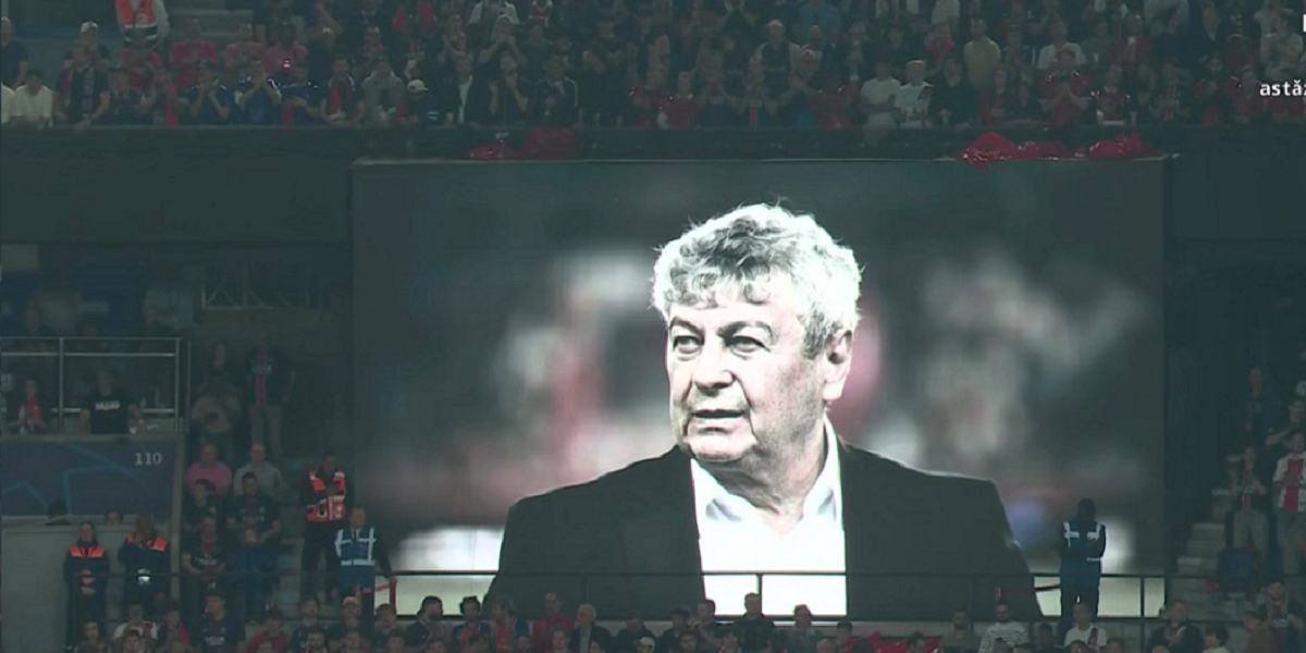 Lacrimi și aplauze: Mircea Lucescu, omagiat pe Camp Nou și Parc des Princes