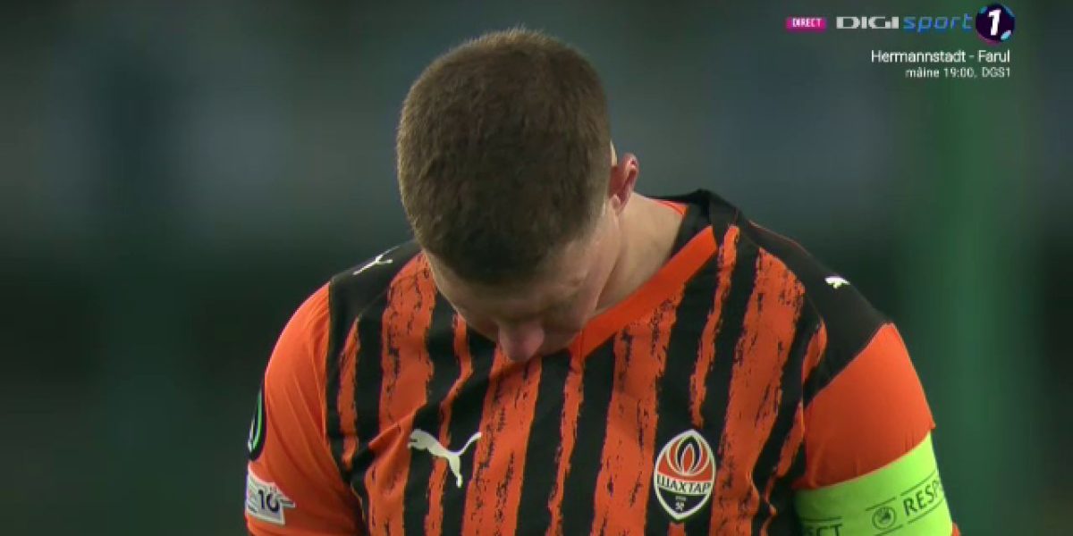 Matvienko, căpitanul Șahtiorului, prăbușit la minutul de reculegere! Lucescu, șocat