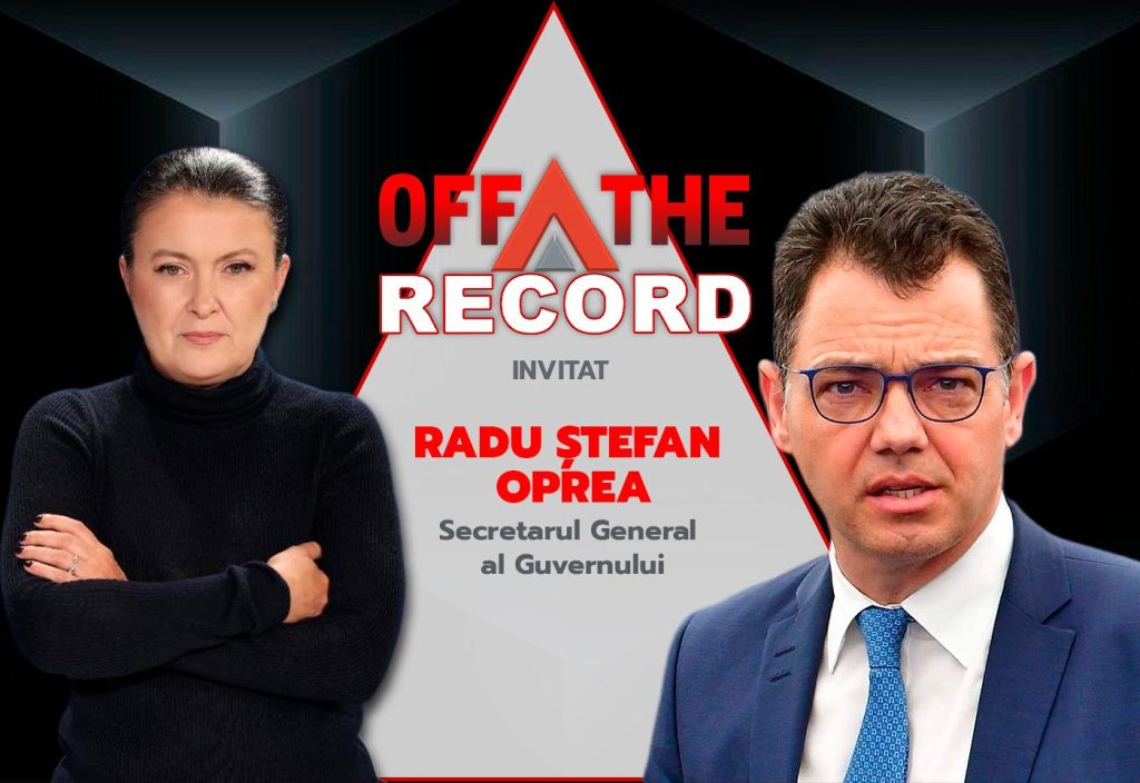 Radu Oprea, secretar general la Guvern, în interviul OFF The Record: Declarații