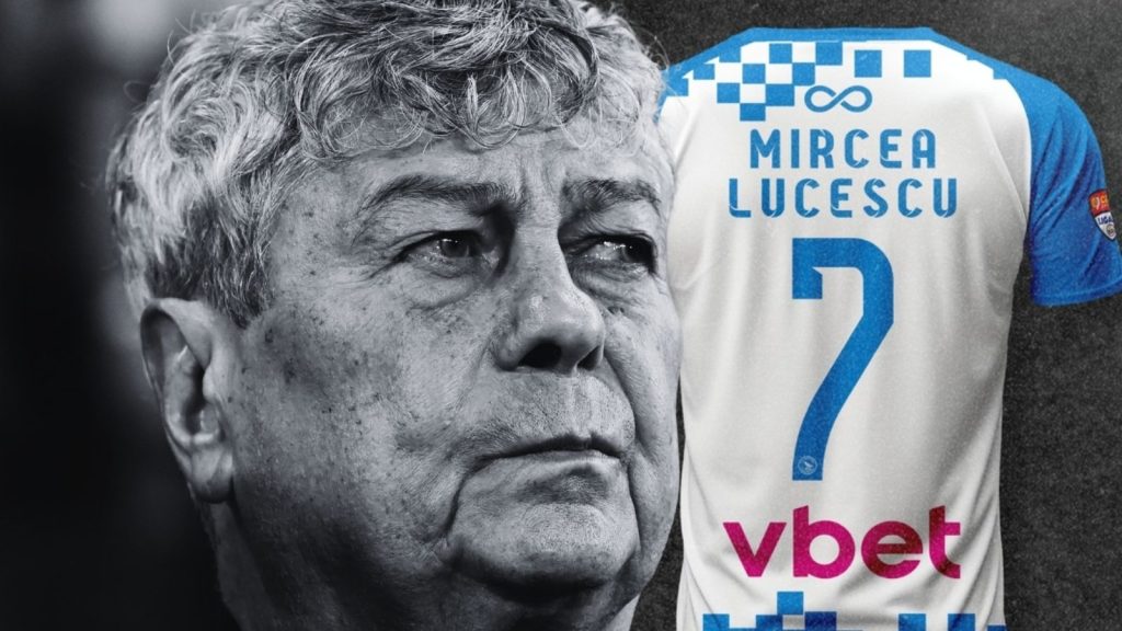 Lucian, omagiul pentru Mircea Lucescu la Hunedoara: Chipul „Il Luce” pe tricouri