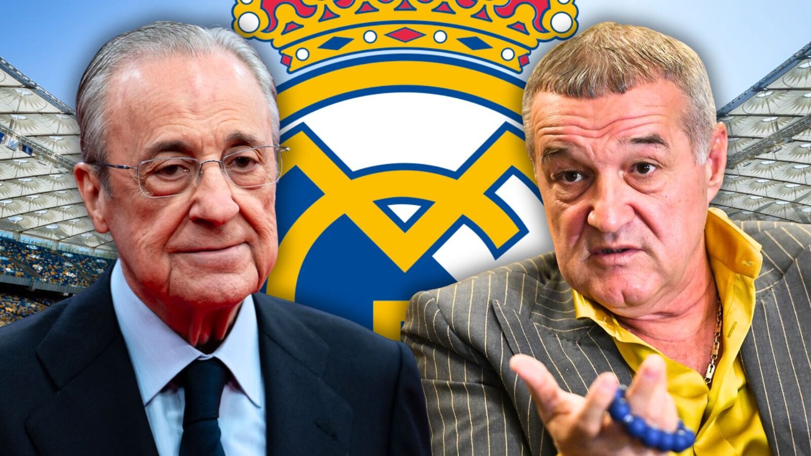 Becali, mic copil! Ce a făcut Florentino Perez în vestiarul Realului?