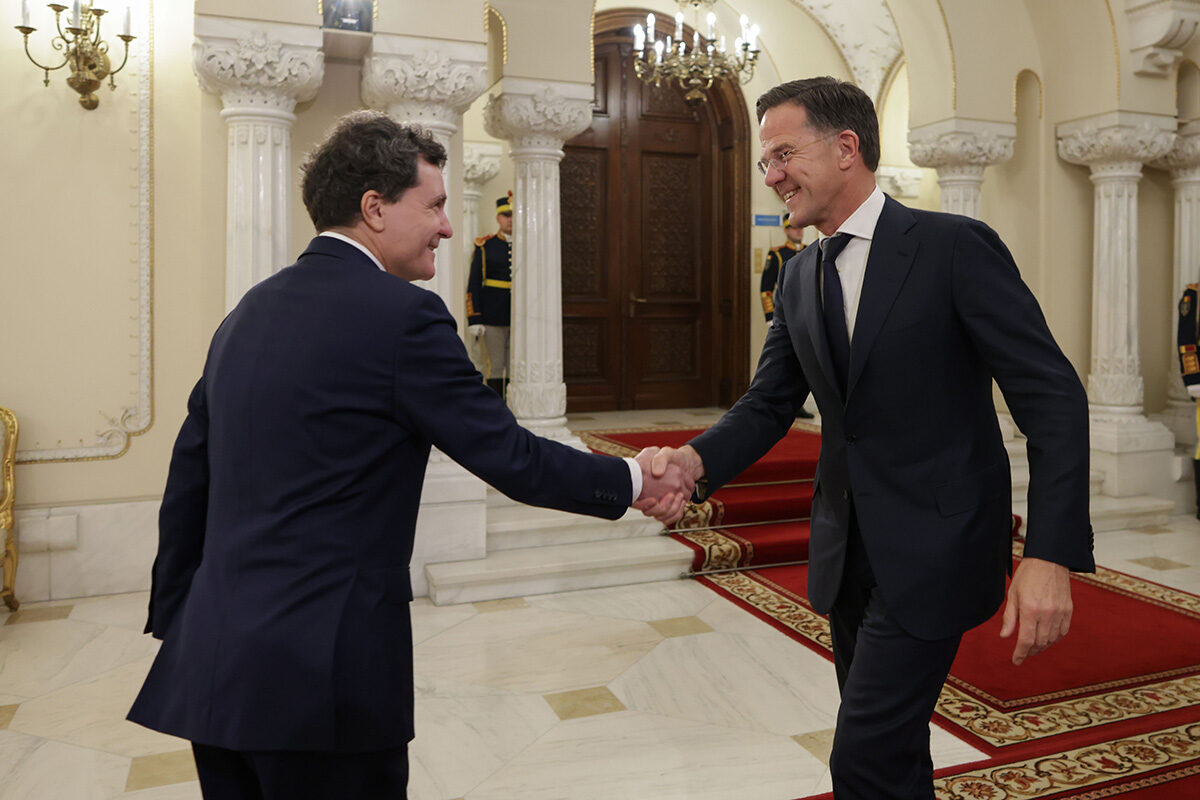 Rutte, șeful NATO, la Cotroceni: Cină cu Iohannis, Nicușor Dan și liderul Poloniei