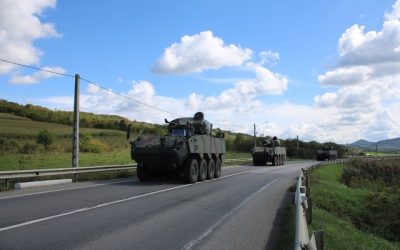 Accident cu blindate Piranha 5 în Sălaj: 11 militari răniți