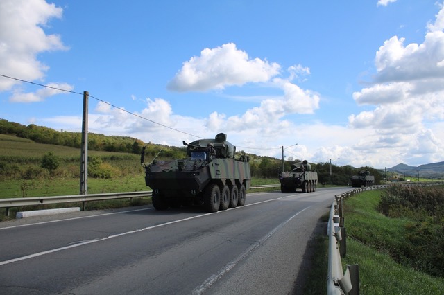 Accident cu blindate Piranha 5 în Sălaj: 11 militari răniți