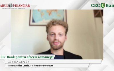 CEC Bank susține afacerile românești. Miklos Laszlo, despre locuri de muncă pentru tineri
