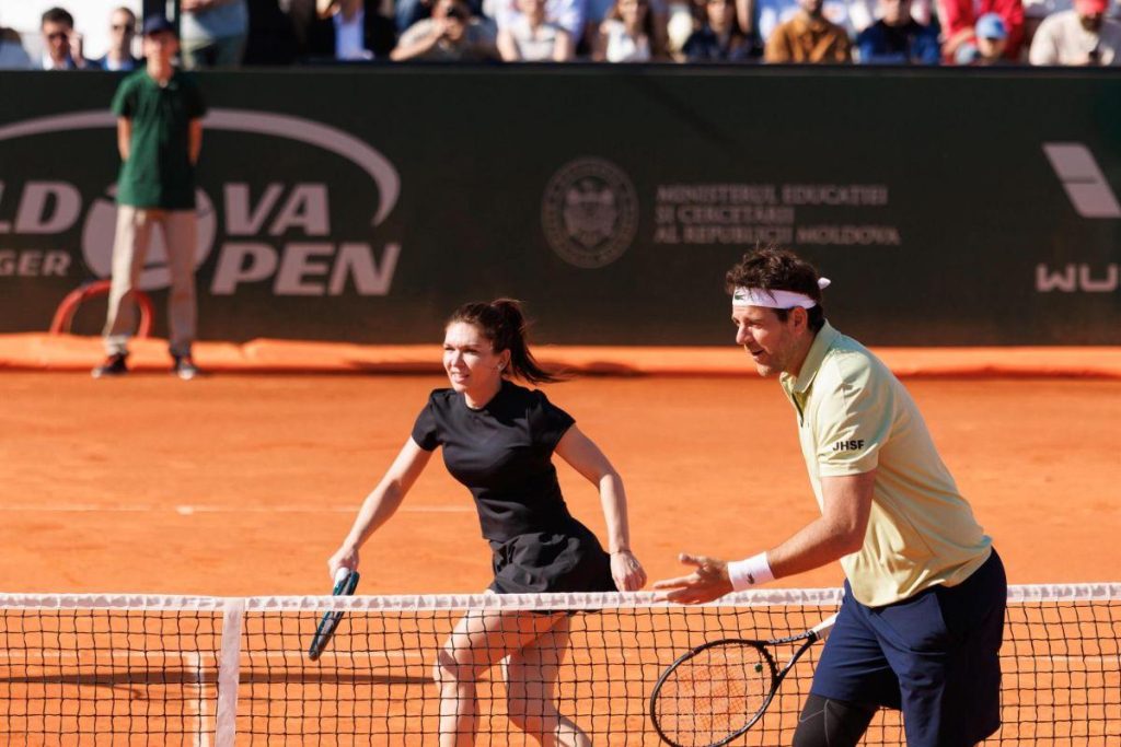 Simona Halep și Juan Martin del Potro, uimiți de centrul de tenis pe care l-au găsit în Republica Moldova: „Un proiect impresionant”