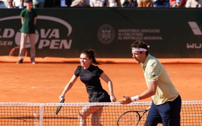Simona Halep și Juan Martin del Potro, uimiți de centrul de tenis pe care l-au găsit în Republica Moldova: „Un proiect impresionant”