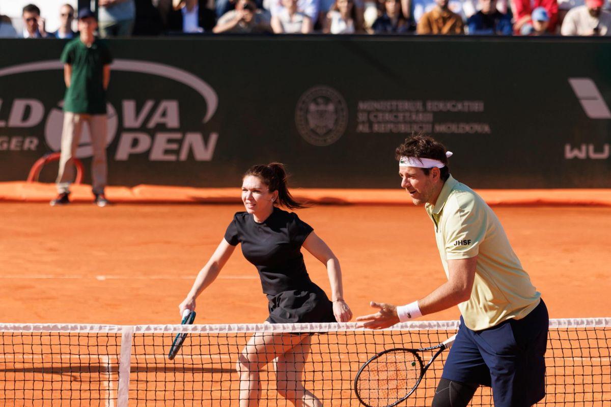 Simona Halep și Juan Martin del Potro, uimiți de centrul de tenis pe care l-au găsit în Republica Moldova: „Un proiect impresionant”