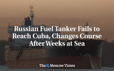 Russian Fuel Tanker Fails to Reach Cuba, Changes Course After Weeks at Sea
