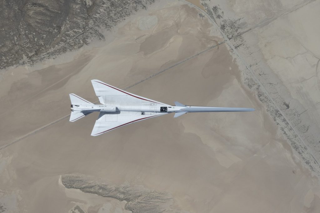NASA uimește: Noi imagini video spectaculoase cu avionul supersonic X-59 în zbor
