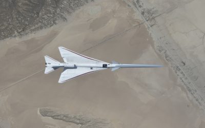 NASA uimește: Noi imagini video spectaculoase cu avionul supersonic X-59 în zbor