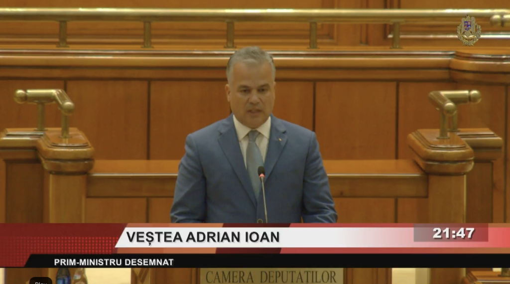 Guvernul Veștea a picat: Doar 212 voturi pentru învestire